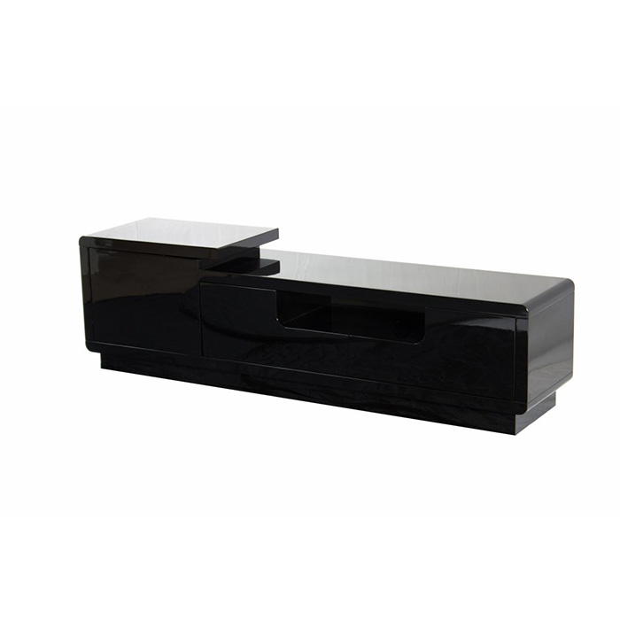Rosedale High Gloss Tv Unit In Black Or White - Click Image to Close